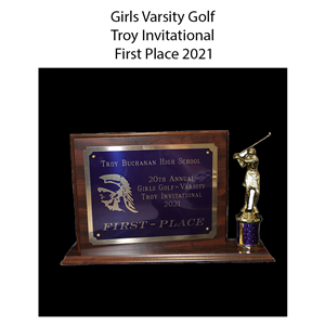 Girls varsity Golf Trophy